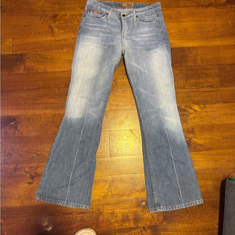LEI Women's Flare Jeans in Light Blue